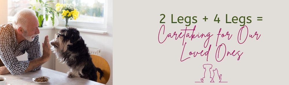 2 Legs + 4 Legs = Caretaking for Our Loved Ones